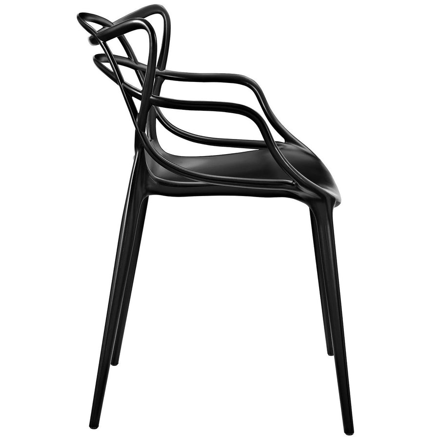 York Dining Armchair in Black