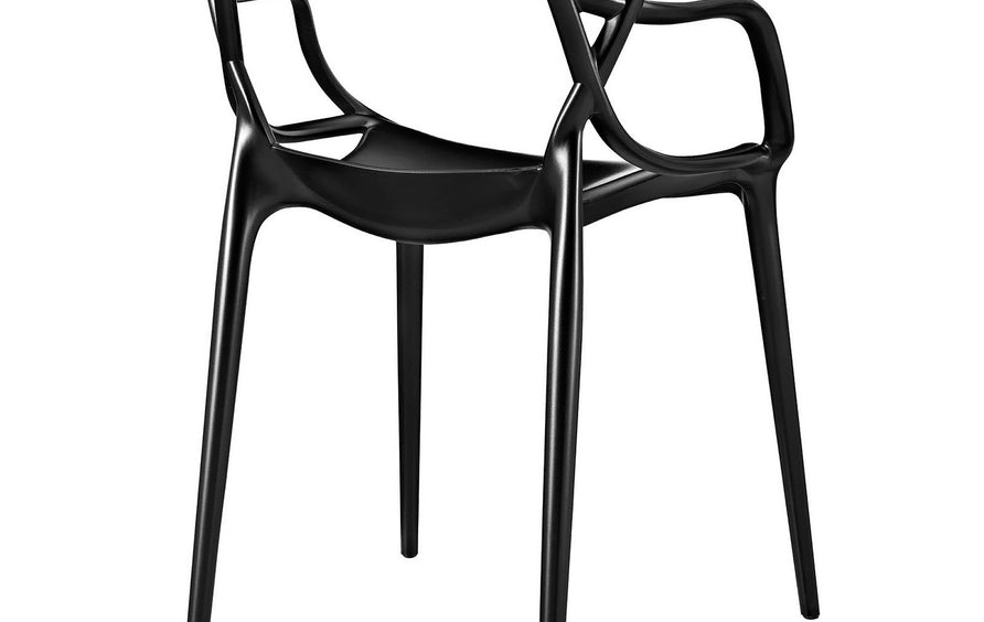 York Dining Armchair in Black