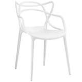 York Dining Armchair in White