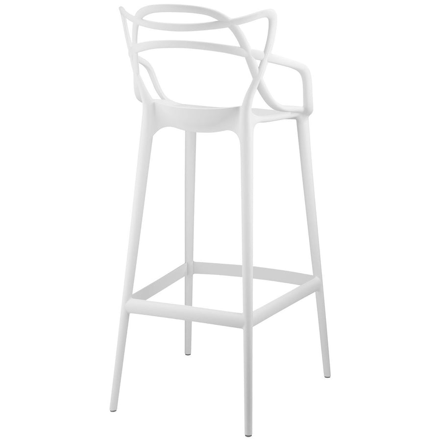York Bar Stool in White