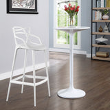 York Bar Stool in White