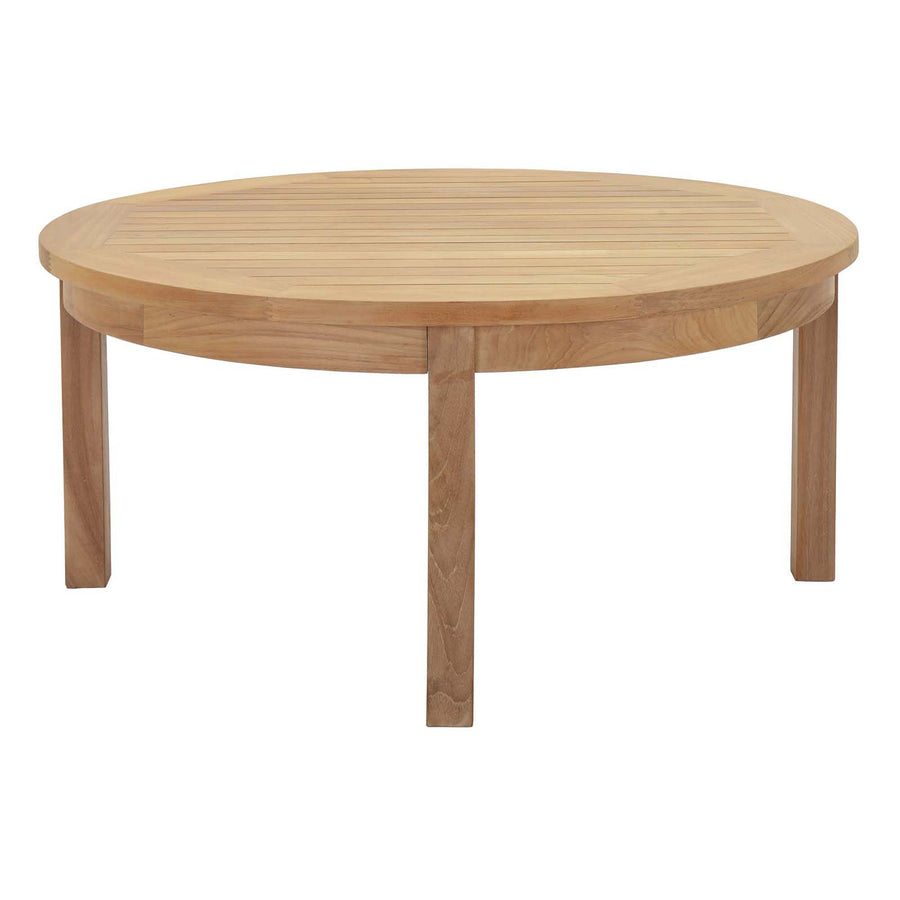 Cove 3 Piece Outdoor Patio Teak Set in Natural Navy