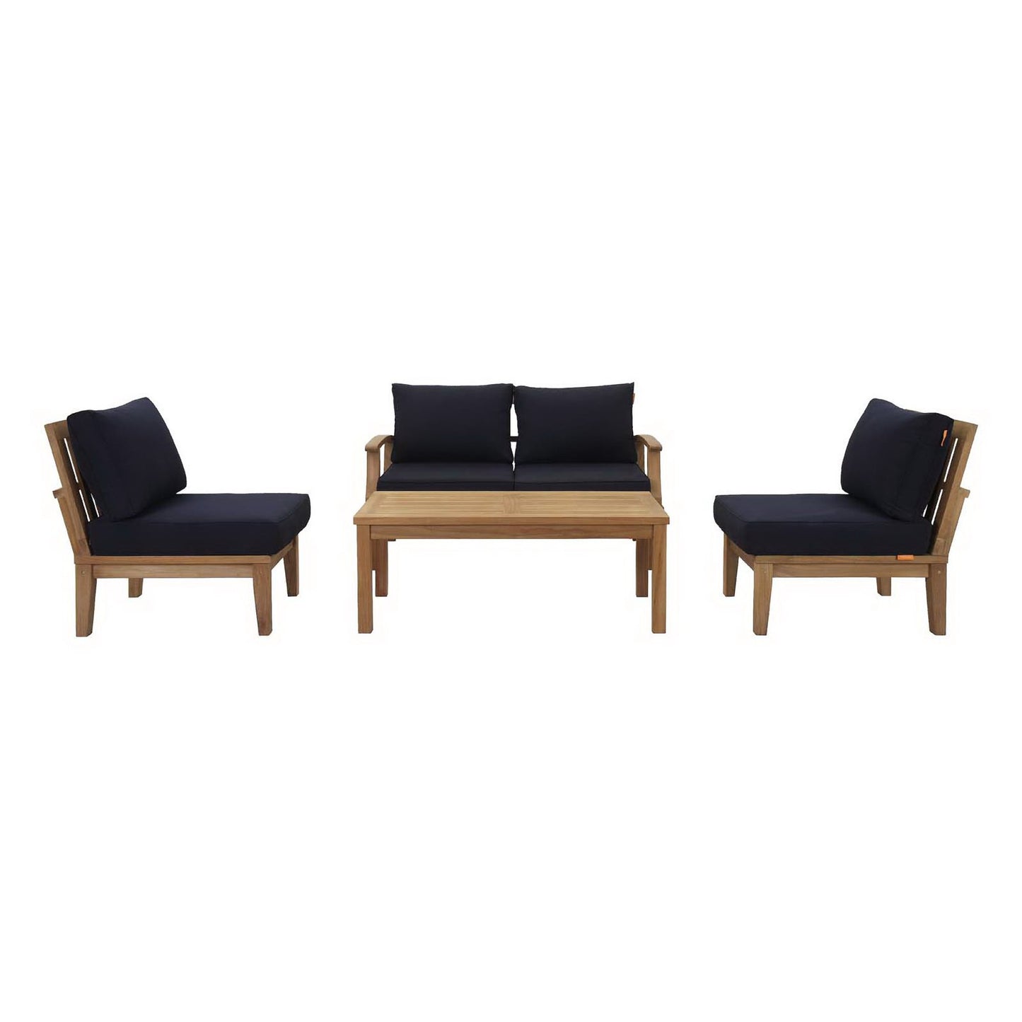 Marina 5 Piece Outdoor Patio Teak Set by Furniture For America