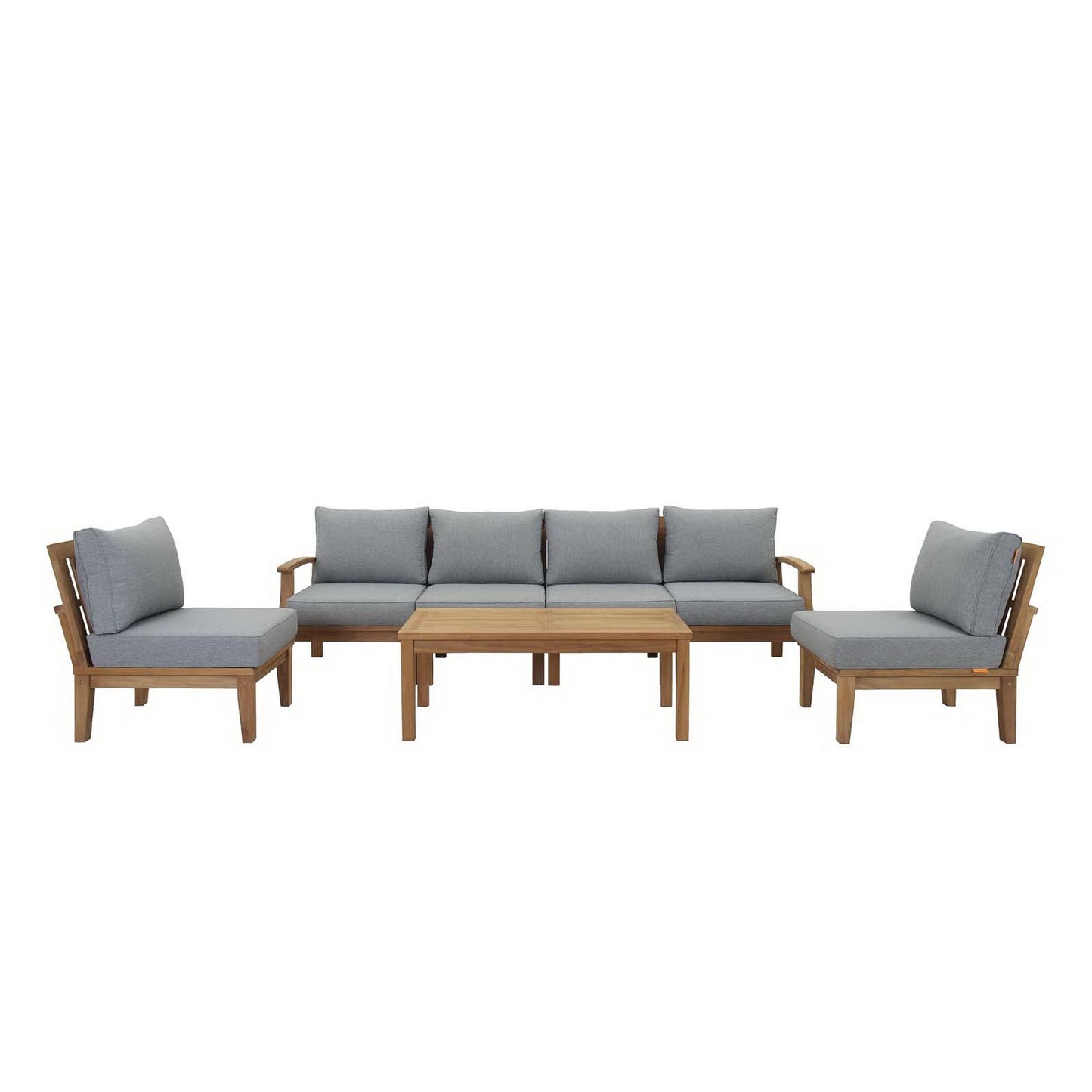 Marina 7 Piece Outdoor Patio Teak Set by Furniture For America