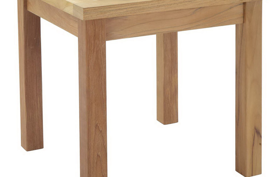 Cove 7 Piece Outdoor Patio Teak Set in Natural Gray