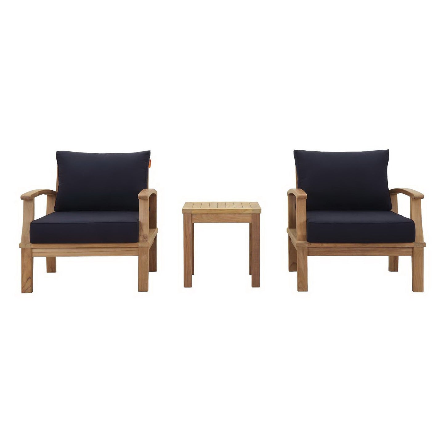 Marina 3 Piece Outdoor Patio Teak Set by Furniture For America