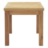 Cove 3 Piece Outdoor Patio Teak Set in Natural Navy