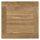 Cove 3 Piece Outdoor Patio Teak Set in Natural White