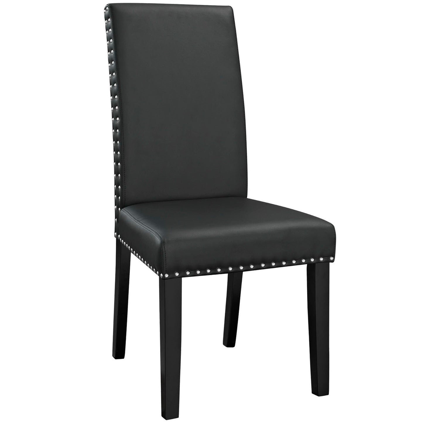 Parcel Dining Faux Leather Side Chair by Furniture For America