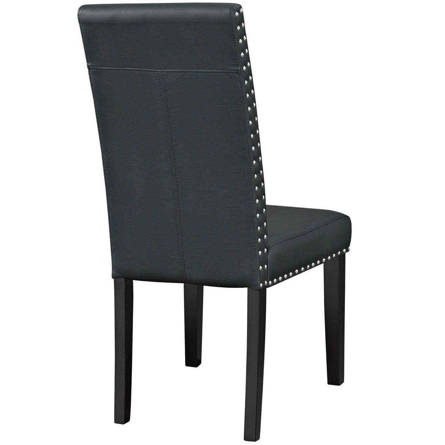 Parcel Dining Faux Leather Side Chair by Furniture For America