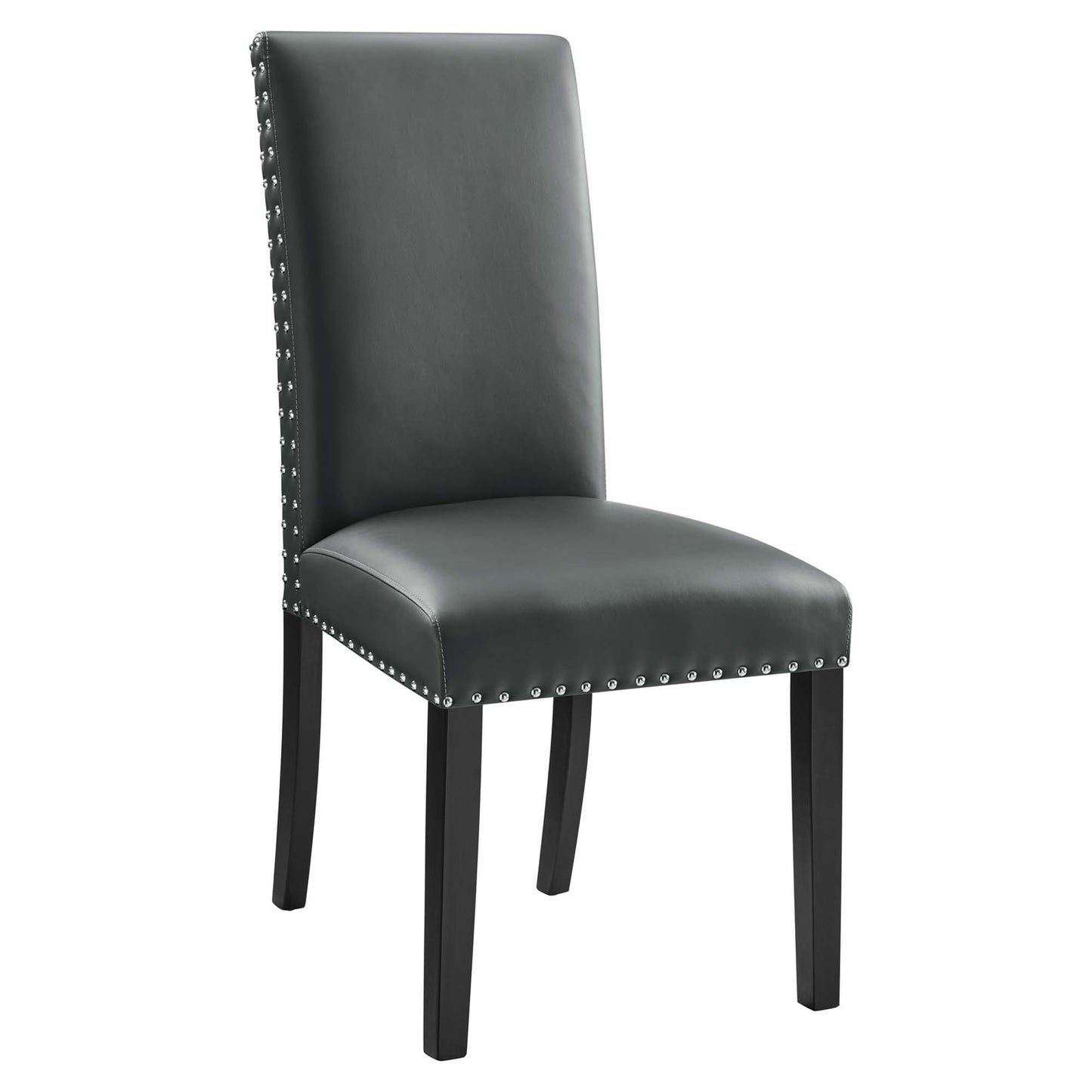 Parcel Dining Faux Leather Side Chair by Furniture For America
