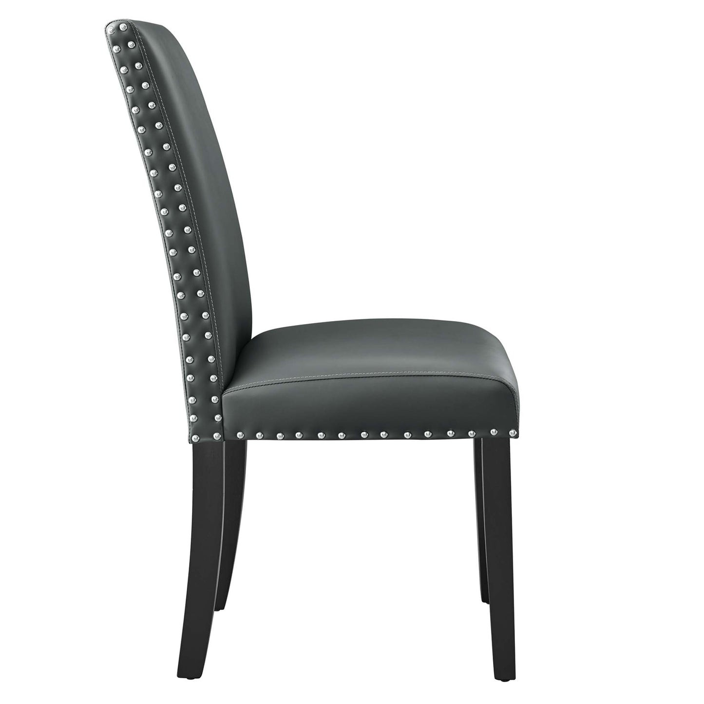 Parcel Dining Faux Leather Side Chair by Furniture For America