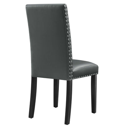 Parcel Dining Faux Leather Side Chair by Furniture For America