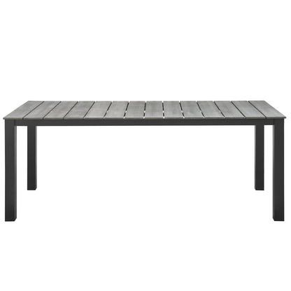 Maine 80" Outdoor Patio Dining Table by Furniture For America