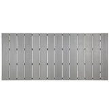 Marin 80" Outdoor Patio Dining Table in Brown Gray