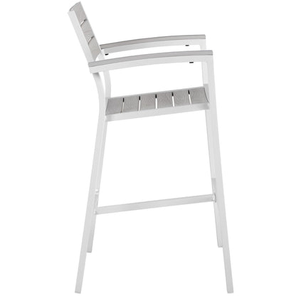 Maine Outdoor Patio Bar Stool by Furniture For America