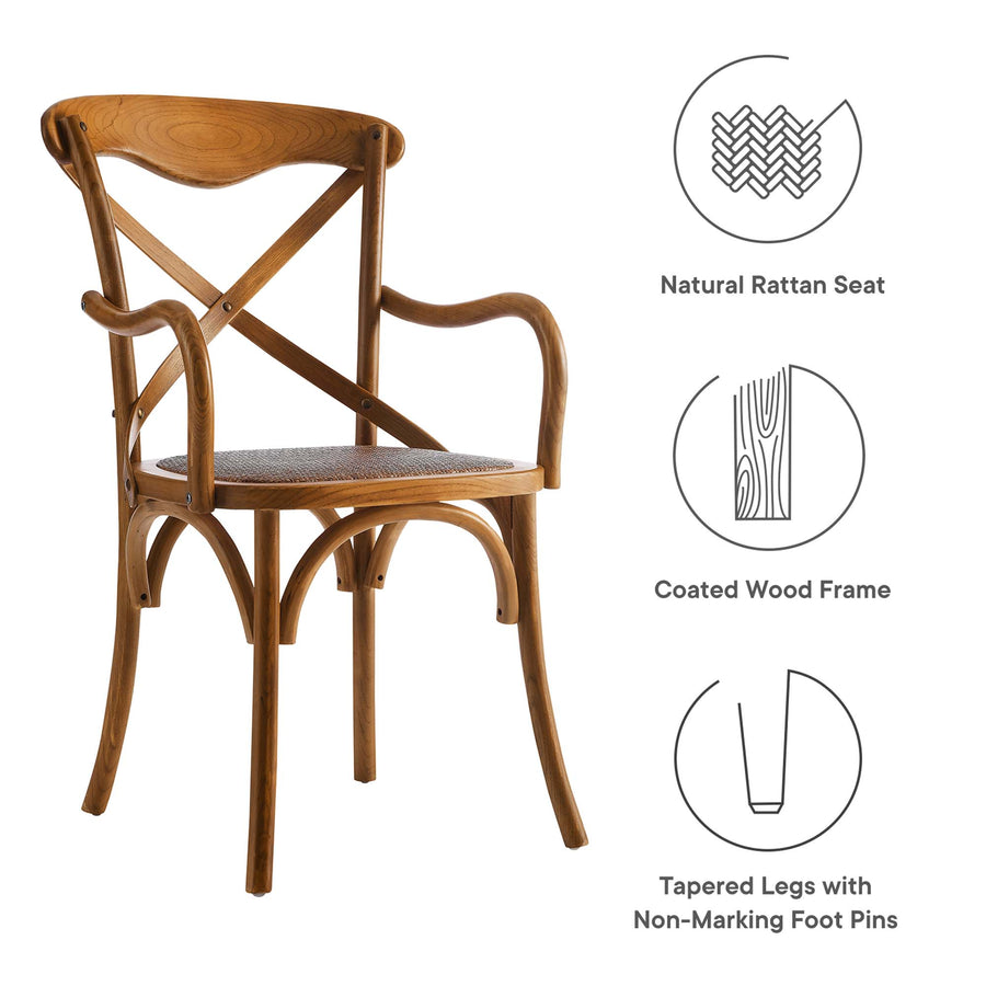 Juniper Dining Armchair in Walnut