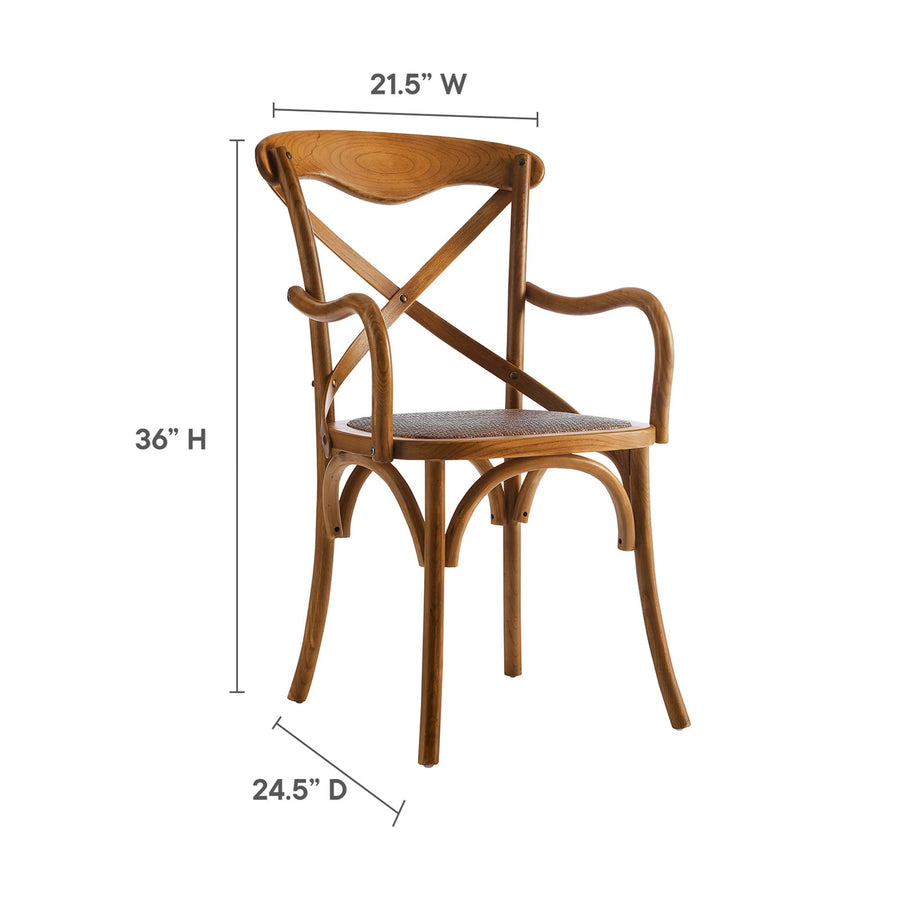 Juniper Dining Armchair in Walnut