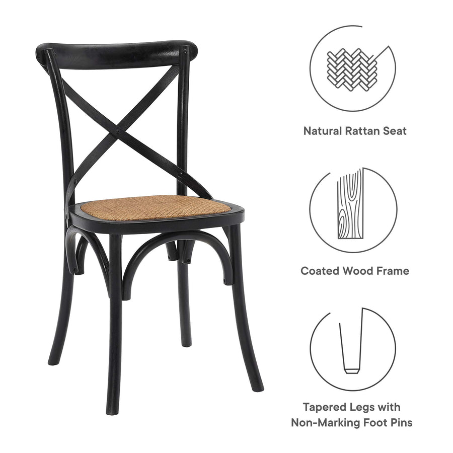 Juniper Dining Side Chair in Black