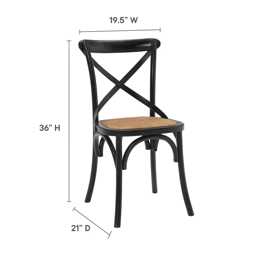 Juniper Dining Side Chair in Black