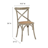 Juniper Dining Side Chair in Gray