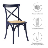 Juniper Dining Side Chair in Midnight Blue