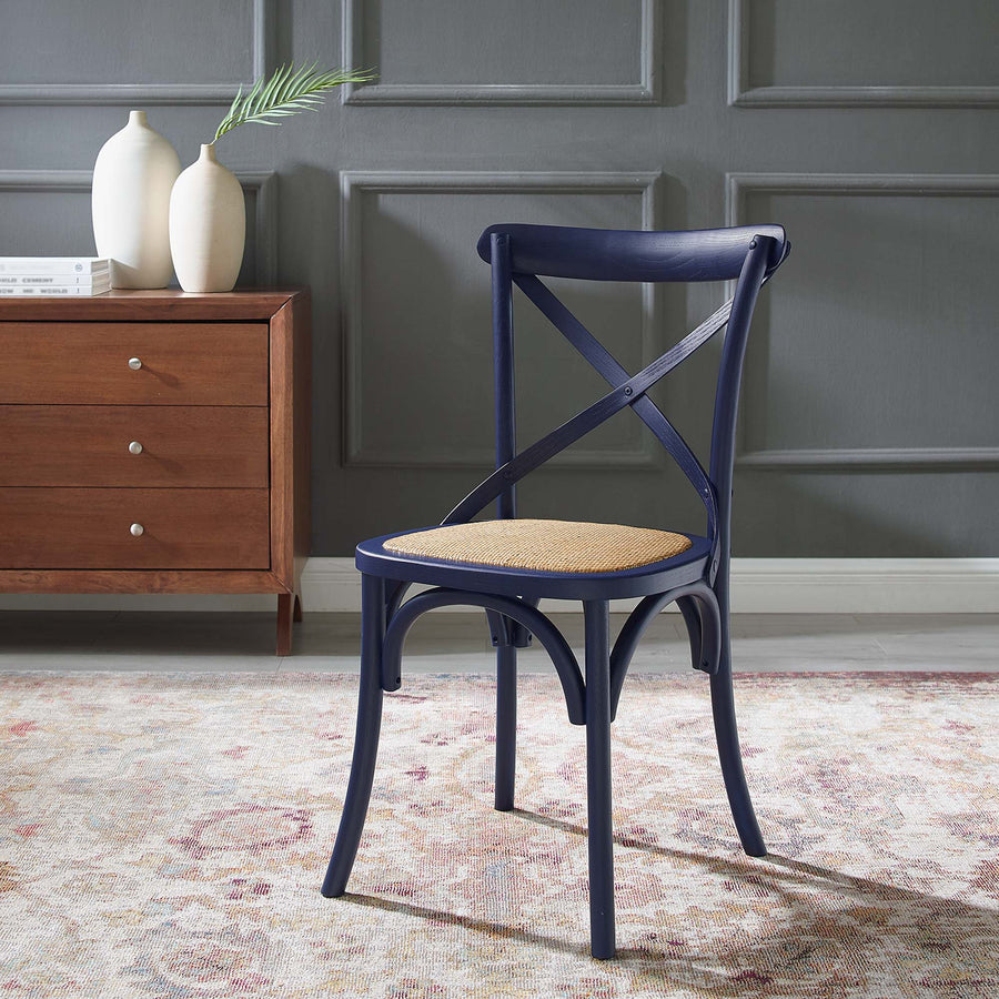 Juniper Dining Side Chair in Midnight Blue