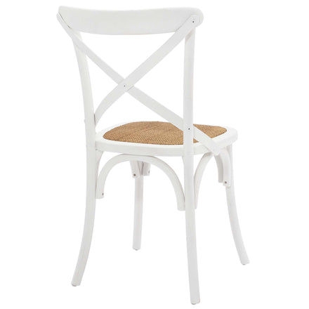 Gear Dining Side Chair in White