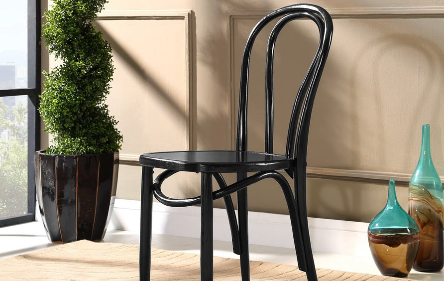 Winifred Dining Side Chair in Black