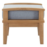 Cove 6 Piece Outdoor Patio Teak Set in Natural Gray