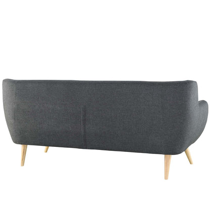 Remark Upholstered Fabric Sofa by Furniture for America