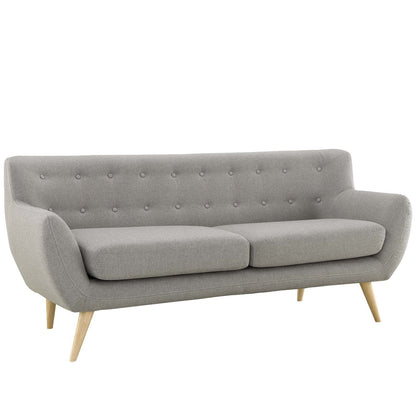 Remark Upholstered Fabric Sofa by Furniture for America