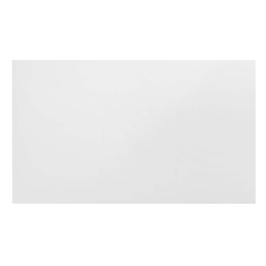 Lumen 60" Rectangle Wood Dining Table in White