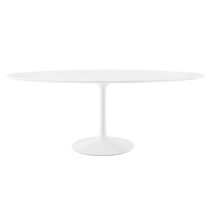 Lippa 78" Oval Wood Dining Table by Furniture For America