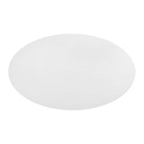 Lumen 78" Oval Wood Dining Table in White