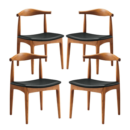 Tracy Wood Dining Chairs Set of 4 by Furniture For America