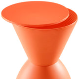 Gillyflower Backless Stool in Orange