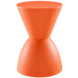 Gillyflower Backless Stool in Orange