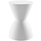 Gillyflower Backless Stool in White