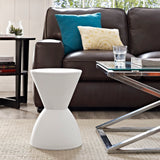 Gillyflower Backless Stool in White