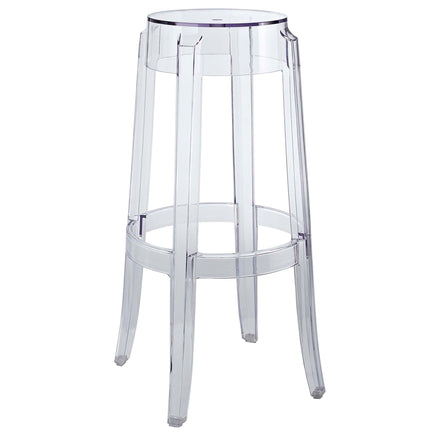 Casper Backless Bar Stool in Clear