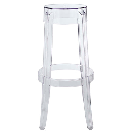 Casper Backless Bar Stool in Clear