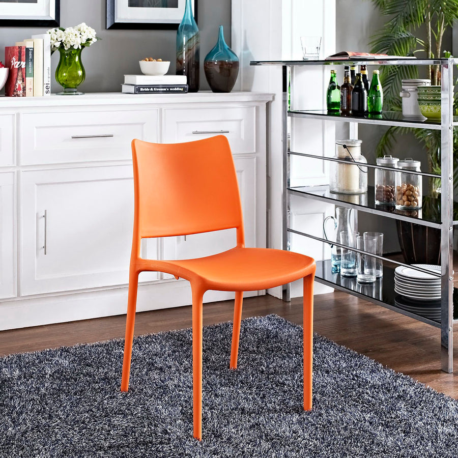 Cedarwood Dining Side Chair in Orange