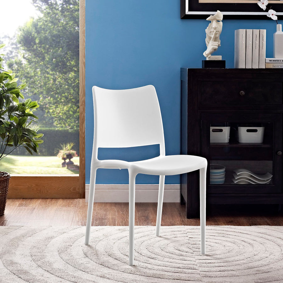 Cedarwood Dining Side Chair in White