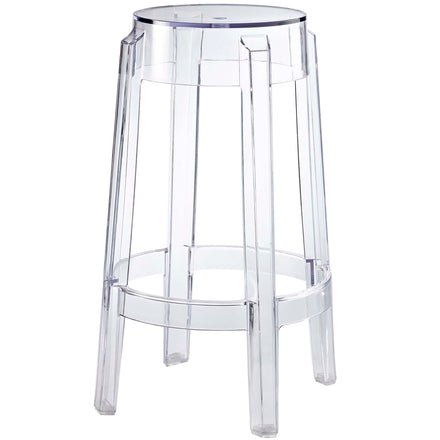 Casper Backless Counter Stool in Clear