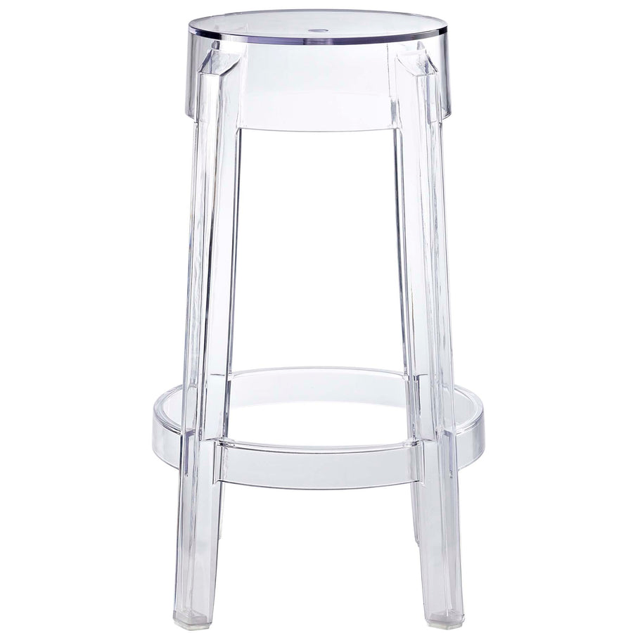 Thistle Backless Counter Stool in Clear