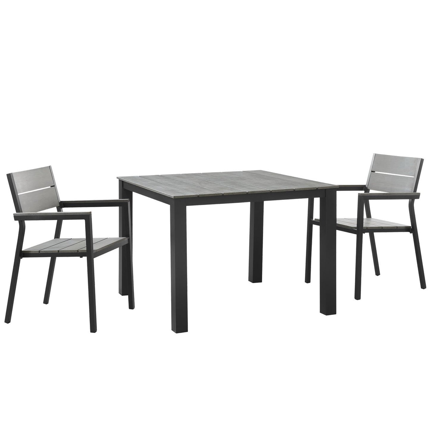 Maine 3 Piece Outdoor Patio Dining Set by Furniture For America
