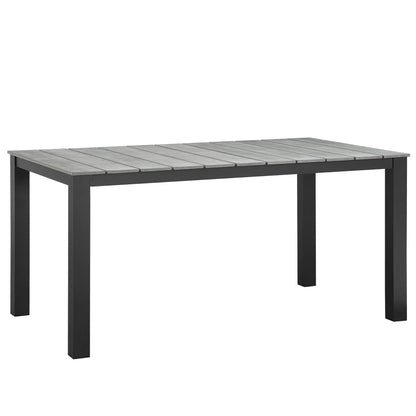 Maine 7 Piece Outdoor Patio Dining Set by Furniture For America