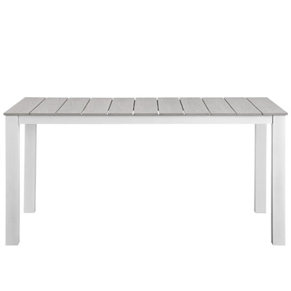 Maine 7 Piece Outdoor Patio Dining Set by Furniture For America