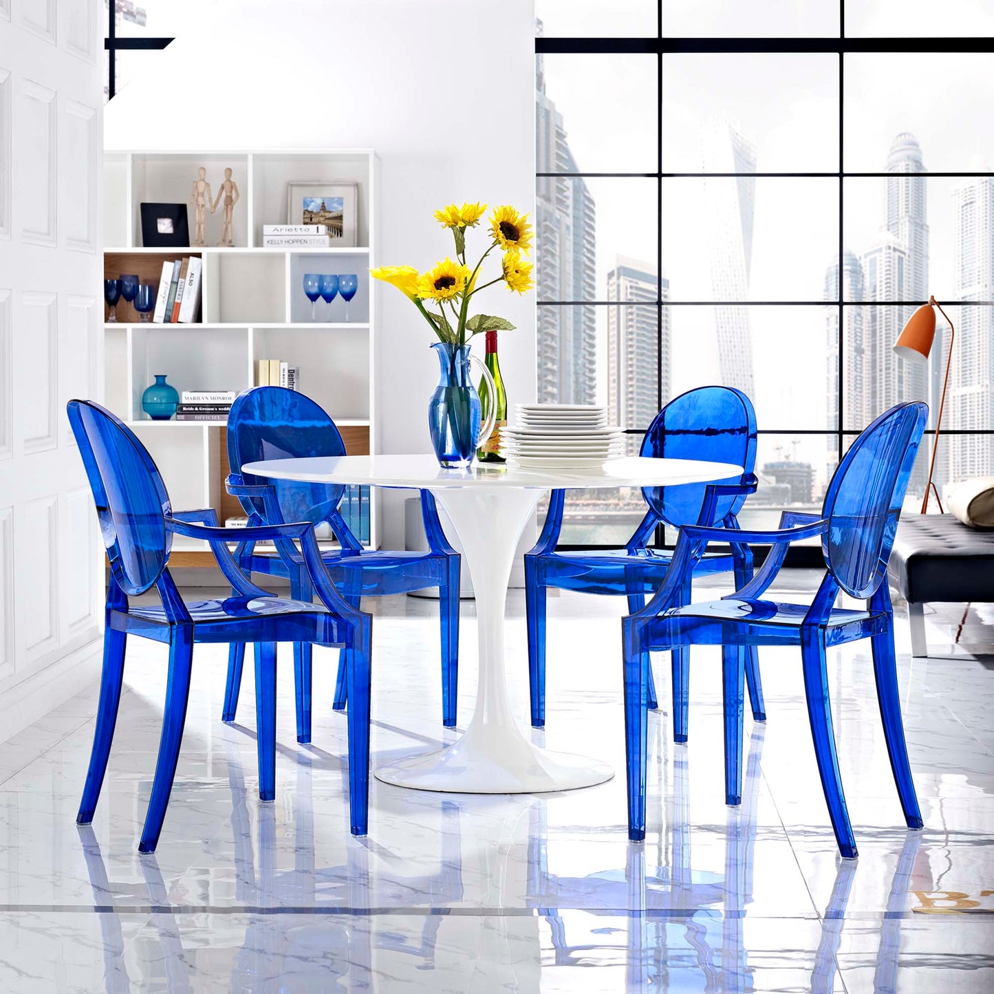 Casper Dining Armchairs Set of 4 by Furniture For America